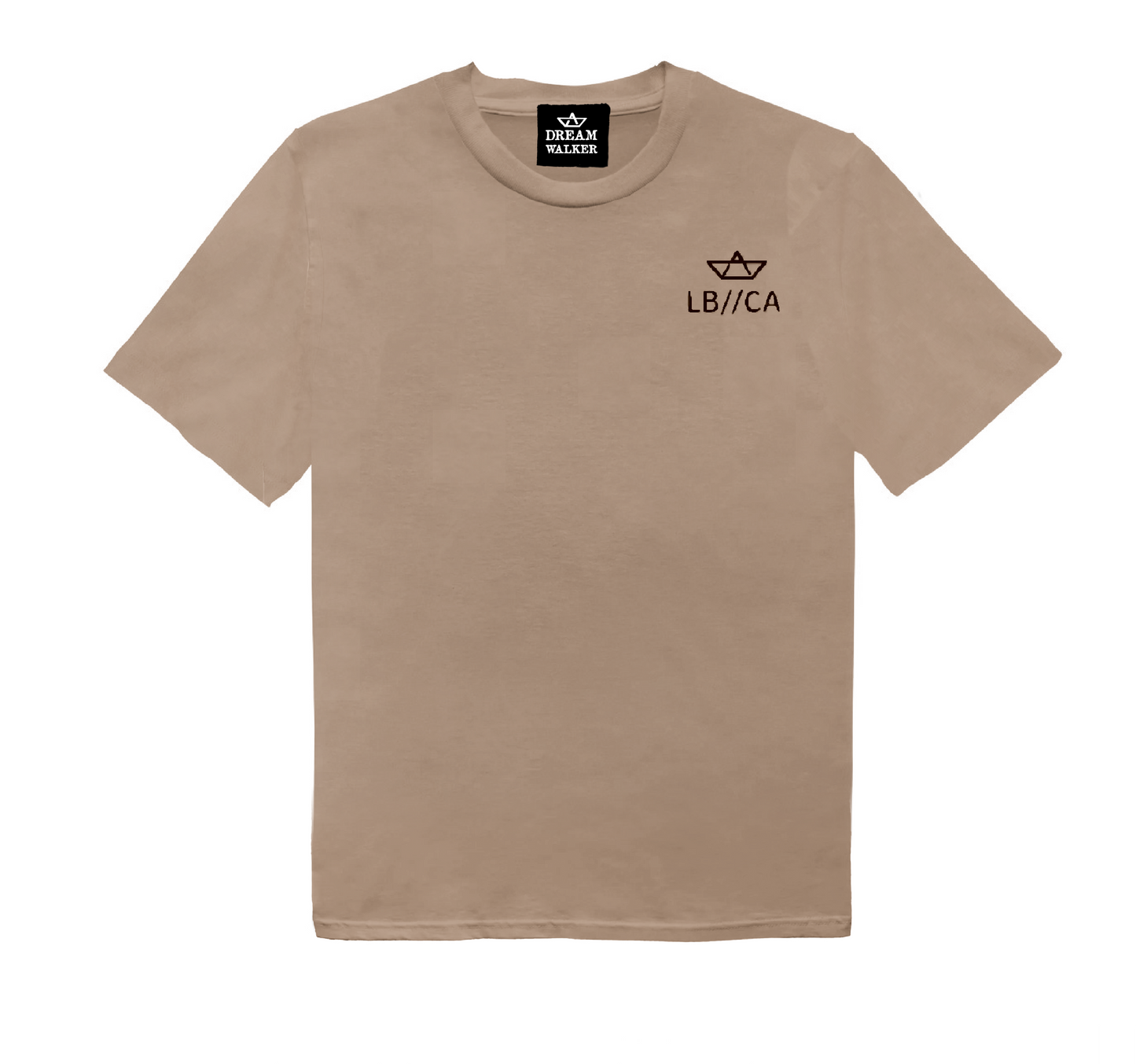 Tan Record Short-Sleeve