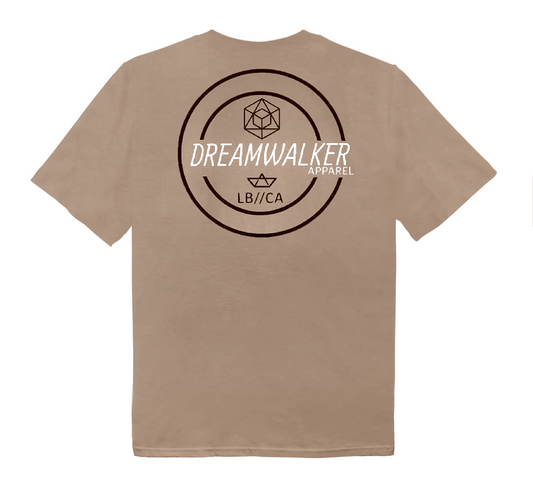 Tan Record Short-Sleeve