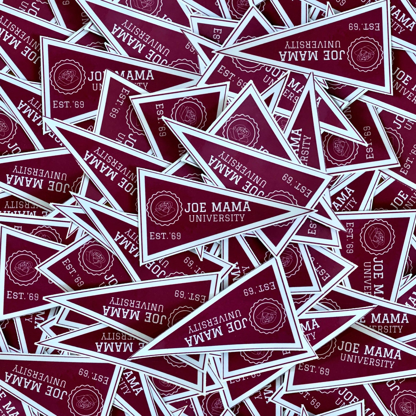 Joe Mama University Sticker (flag)