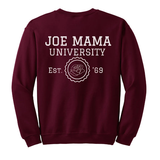 Maroon Joe Mama University Pullover