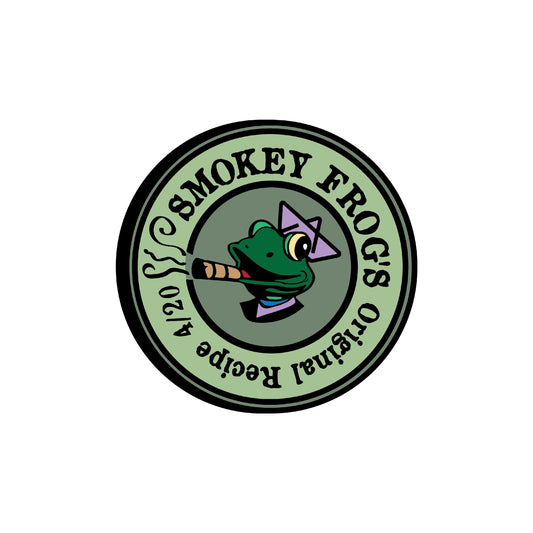 Smokey Frog Sticker